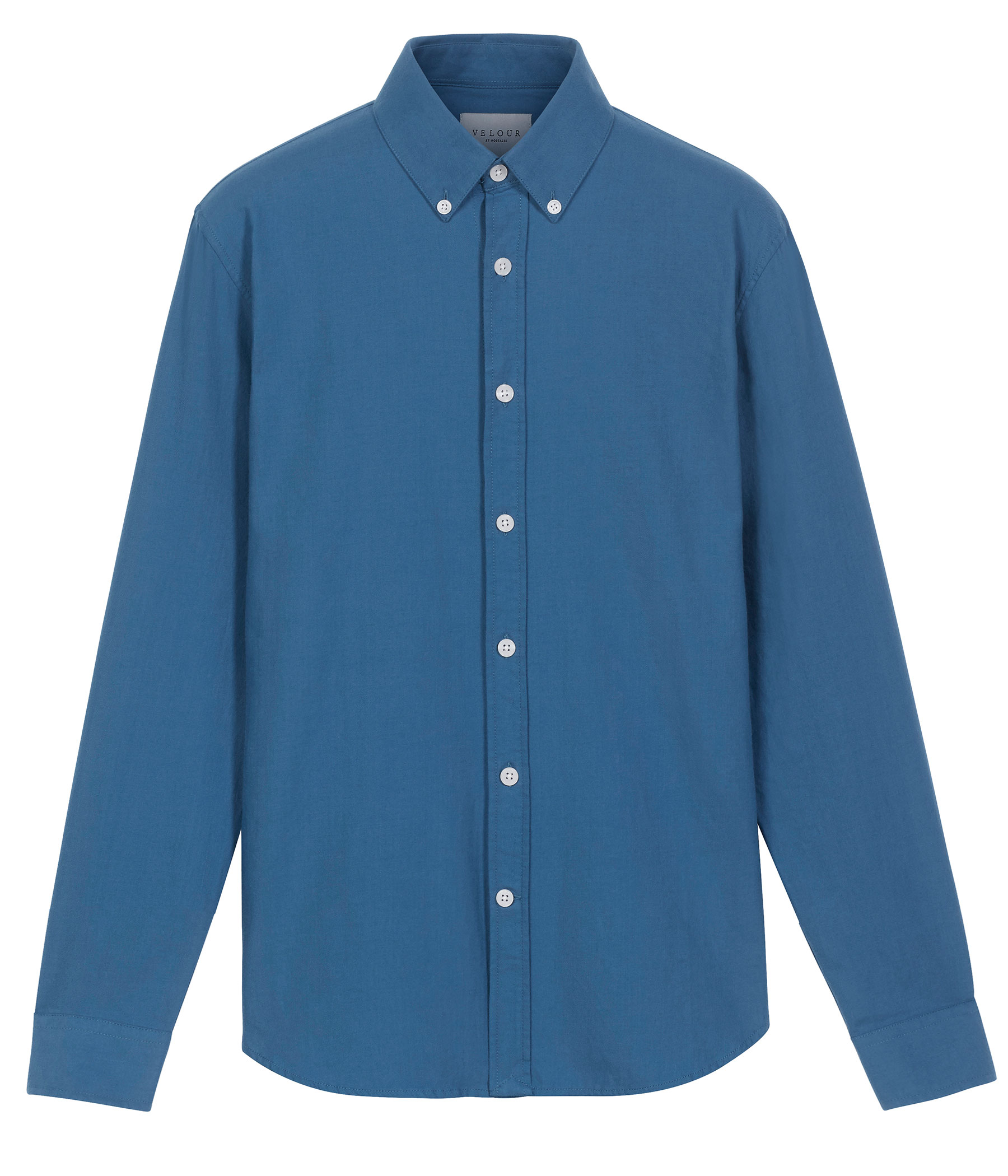 Common Flannel Dirty Blue Shirt - - Velour By Nostalgi