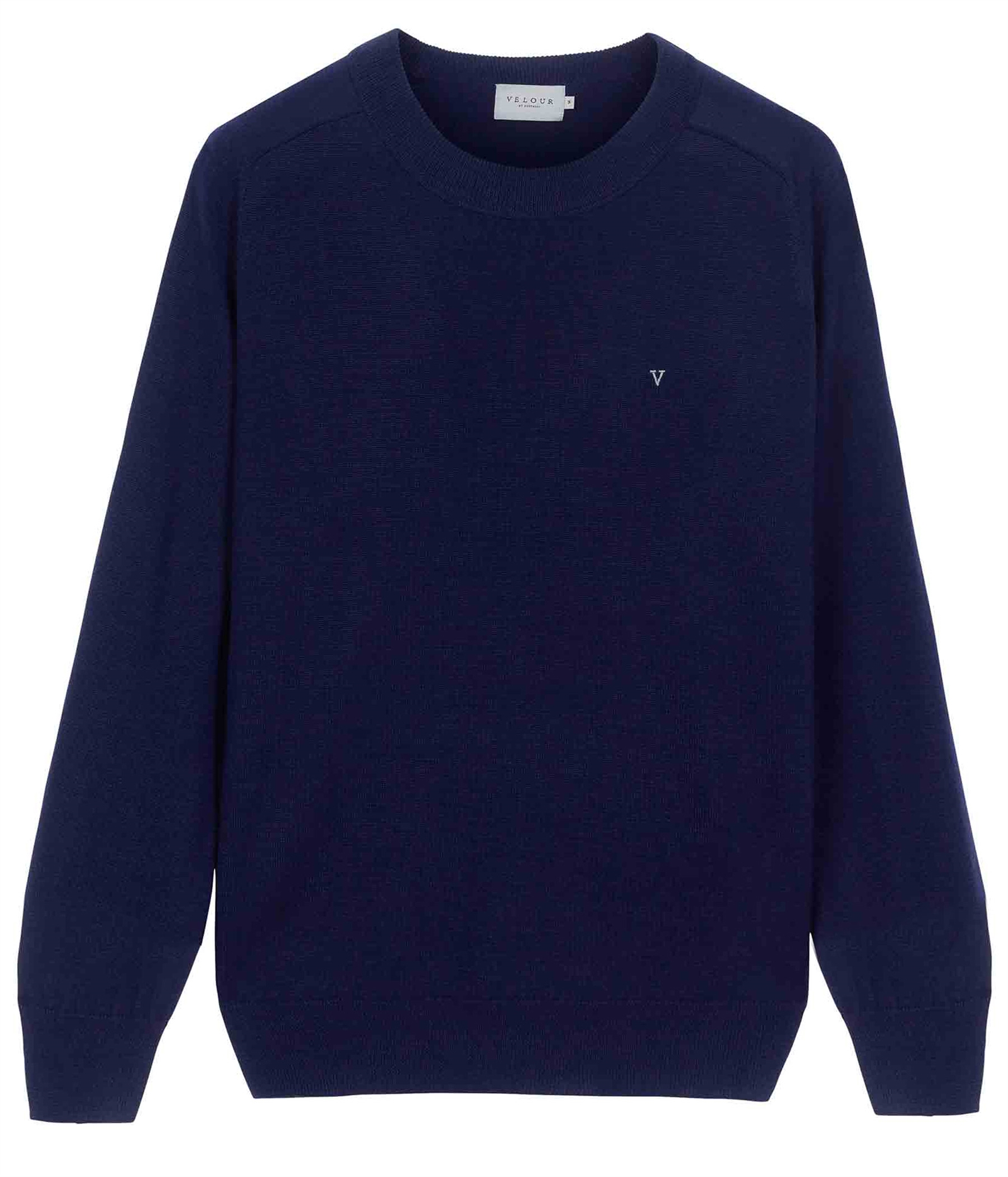 Brian Navy Sweater - - Velour By Nostalgi