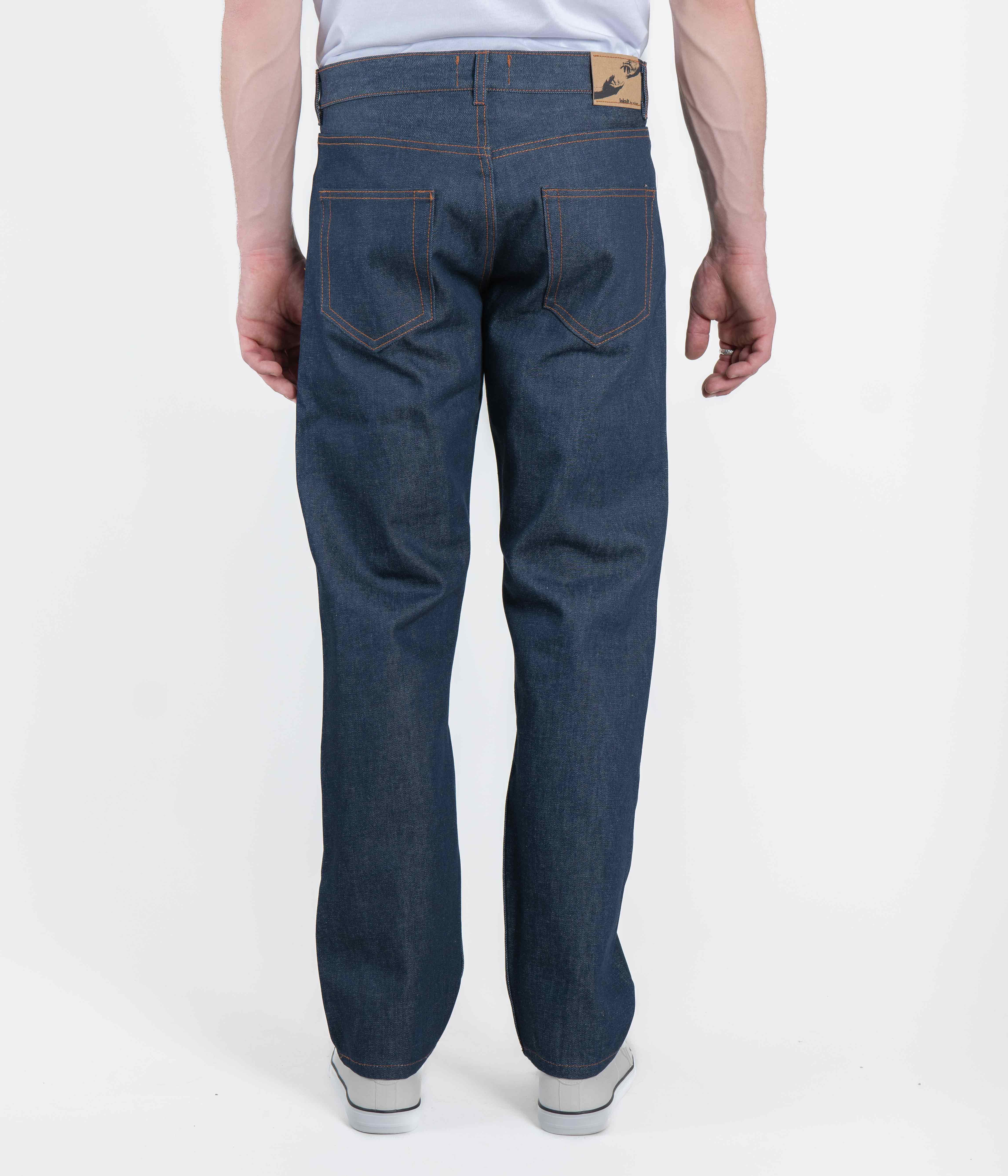 Raw Denim Washing Jeans With Salt Jeremy Regular Fit Raw Unwashed