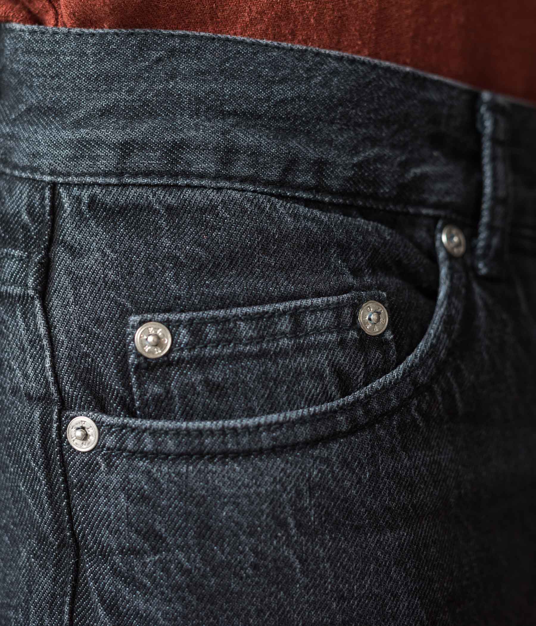 Julian Flex Black Washed Jeans Swan - - Velour By Nostalgi